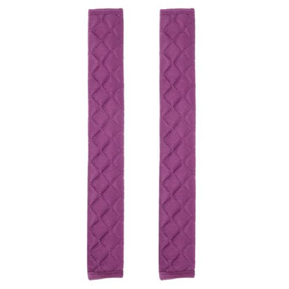 HARFINGTON 2pcs Shoulder Strap Cushions 15.7 Inch Car Seat Belt Pads Cover Auto Seatbelt Strap Shoulder Pad Automotive Seat Belt Cushion Pad for Auto SUV Truck, Purple - color: Purple, size: 15.7 Inch