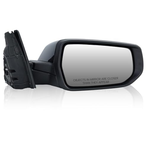 Passenger Side View Mirror Compatible with Chevy Malibu 2016 2017 2018 2019 2020 2021 2022 Mirrors Non Heated Without Signal Light Manual Folding Right(Gloss Black) - color: 3Pins-Gloss Black, size: Right Passenger Side