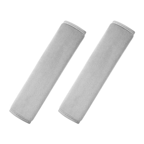 yuntop 2 PCS Car Seat Belt Pads Cover Soft Seat Belt Shoulder Pad Safety Belt Strap Shoulder Pad Comfortable Driving Compatible with Most Cars Helps Protect You Neck and Shoulder (Gray) - color: Gray