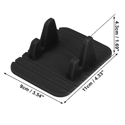 X AUTOHAUX Phone Holder for Car Universal Anti-Slip Dashboard Vehicle Cellphone Mobile Phone Pad GPS Mounting Mat Black - color: Black