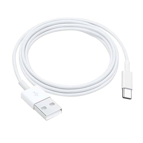 USB A to USB Type C Charging Cord Car Play Cable for iPhone 16E 16 15 Pro Max 15 Plus,Airpods Pro 2nd Generation, iPad 10th Gen, iPad Pro iPad Air 5th/ 4th, Mini 6th,Samsung,LG,TCL Charger Cable - color: White, size: 3.3 Feet, style: 1 Pack