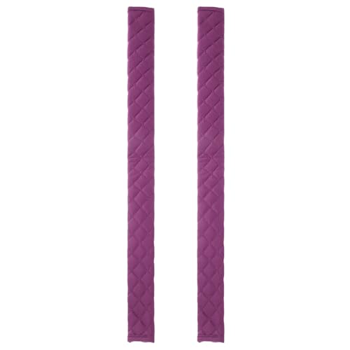 HARFINGTON 2pcs Shoulder Strap Cushions 25.6 Inch Car Seat Belt Pads Cover Auto Seatbelt Strap Shoulder Pad Automotive Seat Belt Cushion Pad for Auto SUV Truck, Purple - color: Purple, size: 25.6 Inch