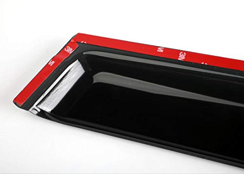 Rainproof Side Window Wind Deflectors for GLK-Class GLK250 GLK350 2010-2016, Tape-on Sun Rain Guard Sets, Window Visors for Cars,Vent Deflector for GLK-Class 10-16 MB30 - size: GLK-CLASS GLK250 GLK350 2010-2016