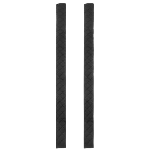 HARFINGTON 2pcs Shoulder Strap Cushions 25.6 Inch Car Seat Belt Pads Cover Auto Seatbelt Strap Shoulder Pad Automotive Seat Belt Cushion Pad for Auto SUV Truck, Black - color: Black, size: 25.6 Inch