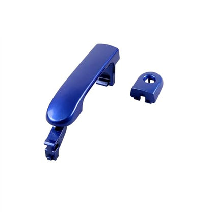 Blue 1 Lot 4 Doors Exterior Handle Door Outer Handle Compatible with Nissan Versa 2007-2012 - color: Blue