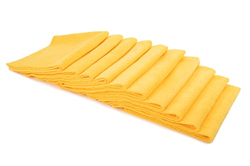 Autofiber [Mr. Everything] Premium Paintwork and Coating Leveling Towel (16"x16") 10 Pack (Gold) - color: Gold