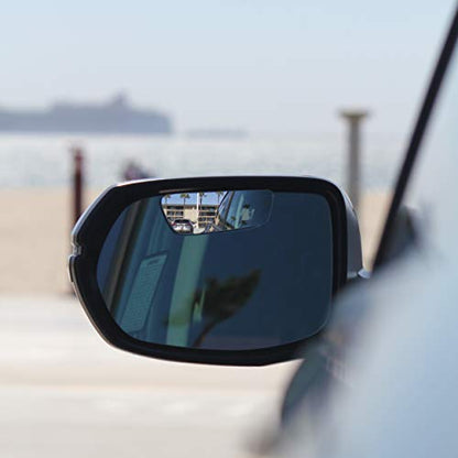 Safe View Wingman Blind Spot Mirrors – See More, Drive Safer – Real Convex Glass, Wide Angle Vision, Easy Peel & Stick, Durable Weatherproof Design - size: Wingman