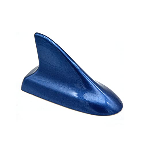 Auto Car Shark Fin Universal Roof Antenna Dummy Aerial for Decoration ONLY (Blue) - color: Blue