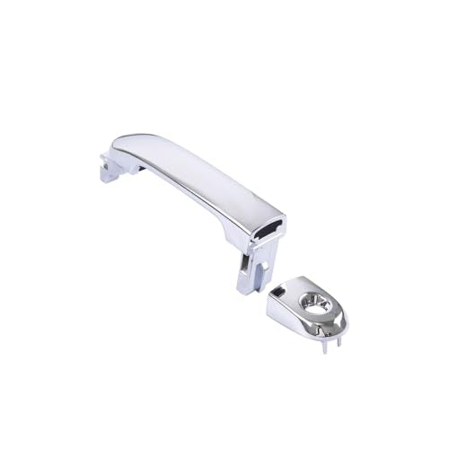 Chrome 1 Lot 4 Doors Exterior Handle Door Outer Handle Compatible with Nissan Versa 2007 2008 2009 2010 2011 2012 - color: Chrome