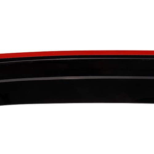 SCITOO Outside Mount Window Visor Deflector Rain Guard Dark Smoke, 4 Pcs Set Fit for 2004-2008 for Acura TSX