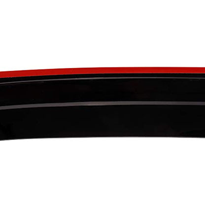 SCITOO Outside Mount Window Visor Deflector Rain Guard Dark Smoke, 4 Pcs Set Fit for 2004-2008 for Acura TSX