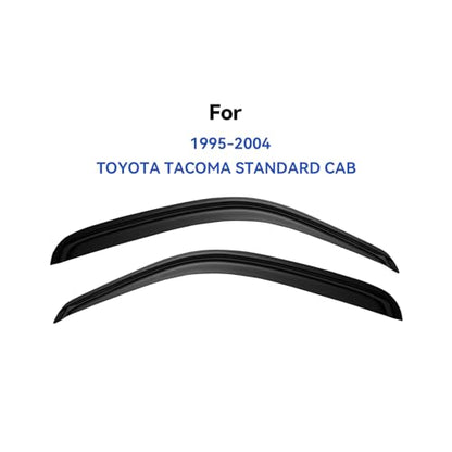Window Visors Rain Guards for 1995-2004 Toyota Tacoma Regular Cab, Out-Channel Window Vent Wind Deflectors Visors Shades for 95-04 Tacoma Standard/Access Cab, 2PCS - size: 1995-2004 Toyota Tacoma
