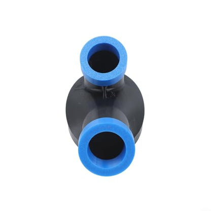 2-in-1 Automotive Detailing Tool with Blower and Vacuum Function, Oval Nozzle for Efficient Car Cleaning, Large 3.25x2.25 Inch Opening for Tight Spaces, Black Plastic Air Channel Accessory