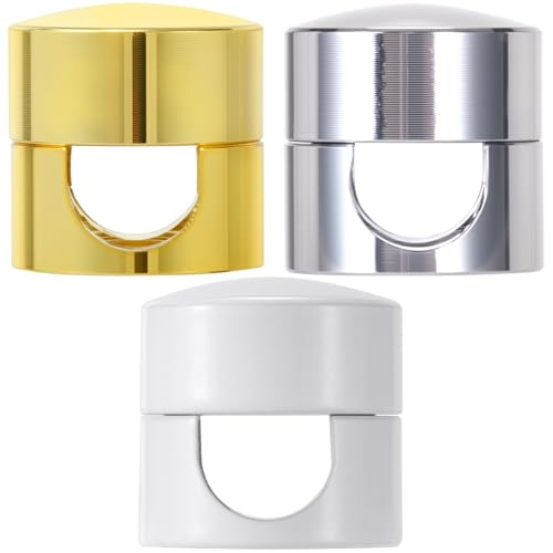 SmallCat 3 Sets Charger Holders for Cords, Adjustable Cable Anchor Holders, Adhesive Metal Cord Clips, Cable Management Wire Organizers for Desk, Office, Nightstand - Gold, White, Silver - color: Gold, White, Silver, 3 Sets