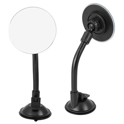 Blind Spot Adjustable Car Mirror Rotate Suction Cup Black Arm Rearview Mirror for All Universal Vehicles
