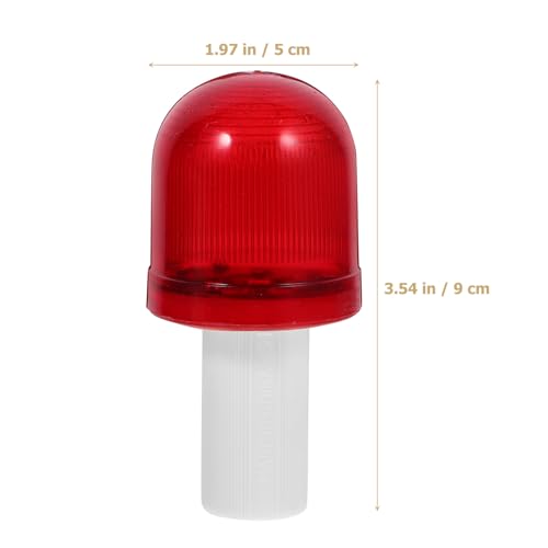 Holibanna 4Pcs Traffic Cone Warning Lights Portable Vehicle Emergency Flashing Safety Lights for Roadside and Traffic Management