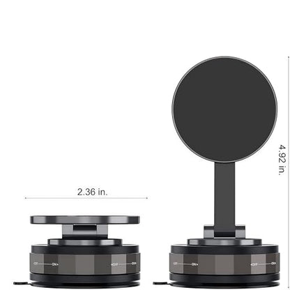 Magnetic Car Phone Holder, Cell Phone Mount, Suction Cup Phone Mount, Foldable Phone Navigation Holder