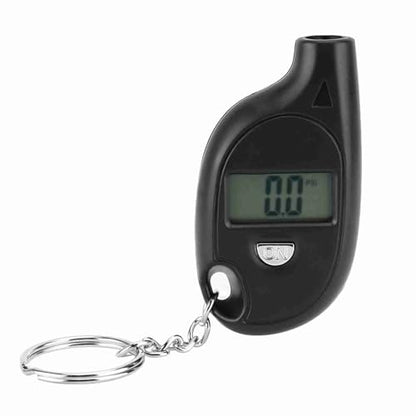 Acouto Digital Tire Pressure Gauge 5-150PSI, Mini Digital LCD Tire Gauge for Tire Pressure, Tyre Air Pressure Gauge Tester with Keychain, PSI, Kpa, Bar, Kg/cm²