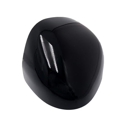 Left Driver Side Replacement Mirror Cover Compatible with Kia K5 Optima 2021 2022 2023 2024 2025 2026 Exterior Door Side Rearview Mirror Cap Cover With Turn Signal Light (Glossy Black) - size: Left Black