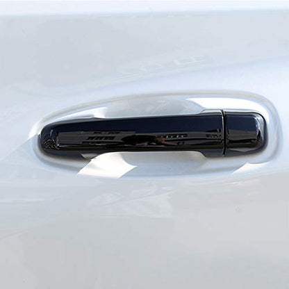 ITrims Door Handle Cover Trim for Toyota 4Runner 4WD N280 2010-2023 2018 2019 2020 2021 Car Styling Accessories Exterior Door Handles 8PCS Black ABS(No Smart Key Holes) - size: No Smart Key Holes