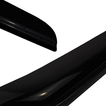 Side Window Visors rain Guards Vent Deflectors for 14-18 Chevrolet Silverado/GMC Sierra 1500 2500HD 3500HD Double/Extended Cab, Rain Guards Sun Shade Out Channel,Dark Smoke 4pcs 94528 - size: Compatible with Silverado/Sierra Extended 2014-18
