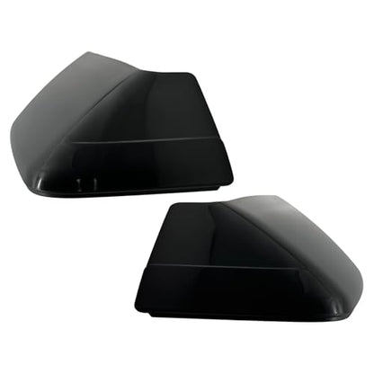 A-Premium 2 PCS Driver and Passenger Side Upper Rearview Mirror Covers Caps - Compatible with Ford Expedition 2007-2017 - Textured Black - color: Textured Black