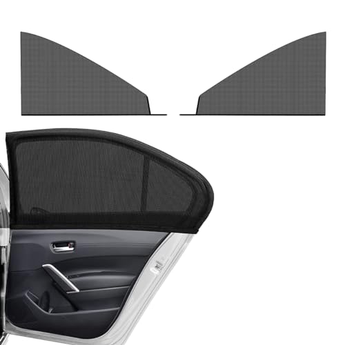 povtii 2 PCS Car Window Shades, Breathable Mesh Side Window Sun Shade Blocker for Privacy Blackout, Auto Window Screen UV Protection Cover for Baby Family Pet, Car Accessories (SUV Front 24.4"×35.4") - color: SUV Front 24.4"×35.4"