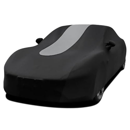 WinPower Indoor Car Cover, Fit 193-206 Inch Sedan Soft Stretch Elastic Dustproof Scratchproof Protection Full Car Cover for Underground Garage Car Show - size: XL-CAR(193-206 Inch)