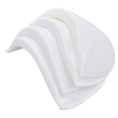 YEQIN Covered Set-in Shoulder Pads (2 Pair of White) - color: White
