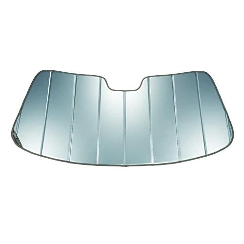 Covercraft UVS100 Custom Windshield Sunscreen for 2017-2026 Tesla 3 - Blue Metallic - color: Blue Metallic