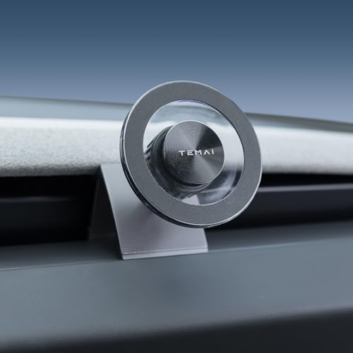 Magnetic Phone Mount for Tesla Model 3 2024+(Highland) - Strong MagSafe Car Phone Mount, Specifically for Center Vent Position Phone Holder,No Damage Installation & Interior Protection - color: Slideable Vent Mount, size: Model 3 Highland(2024-2025)