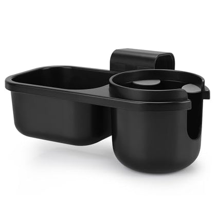 Accmor Child Cup Holder Snack Tray for Convertible Car Seats, Universal Child Cup Holder Compatible with Most Baby Car Seat Models - color: Black