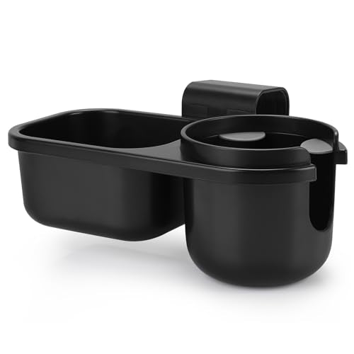 Accmor Child Cup Holder Snack Tray for Convertible Car Seats, Universal Child Cup Holder Compatible with Most Baby Car Seat Models - color: Black