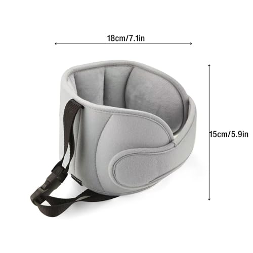 PandaEar Car Seat Toddler Head Support, Adjustable Baby Carseat Head Holder Strap for Car Seat Stroller, Soft Neck Relief Band for Kids Infants Comfortable Travel Sleep