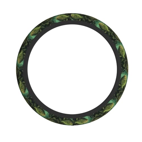 Fish Steering Wheel Covers Non Slip Neoprene Universal 15 Inch Steering Wheel Protector Car Cover for Men Women - color: Fish