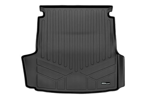 SMARTLINER All Weather Custom Fit 2 Row Floor Mats and Cargo Liner Set Compatible with 2012-2019 Volkswagen Passat (Only Fits Automatic Transmission Models) - color: Volkswagen Passat 2012 - 2019