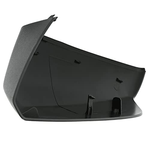 HECASA Mirror Cover Passenger Side Compatible with 2016-2024 Chevrolet Malibu Replacement for 84026842 Black Plastic - size: Passenger Side