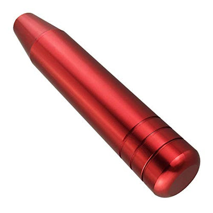 Abfer Long Shifter Knob Car Weighted Gear Stick Shift Knobs Extension Metal Shifting Lever Replace Fit Most Manual Automatic Transmission Vehicle (Red) - color: Red