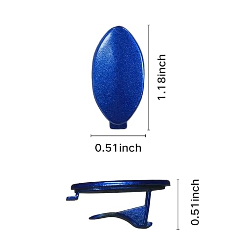 Car Door Handle Key Cover Keyhole Protector Cap Lock Access Replacement for BMW Z4 X3 X4 X5 X6 X7 3 4 5 6 8 Series OE# 8089701 7470565 7470575 (Blue) - color: Blue