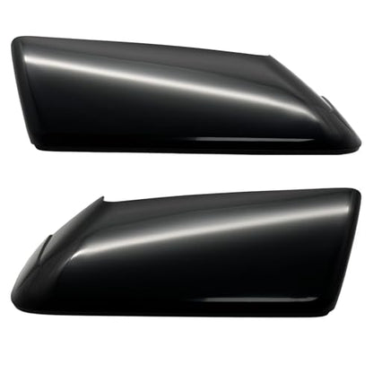 A-Premium 2 PCS Driver and Passenger Side Rearview Mirror Covers Caps - Compatible with Ford Expedition 2007-2017 & Lincoln Navigator 2007-2014 - Smooth Black - color: Smooth Black