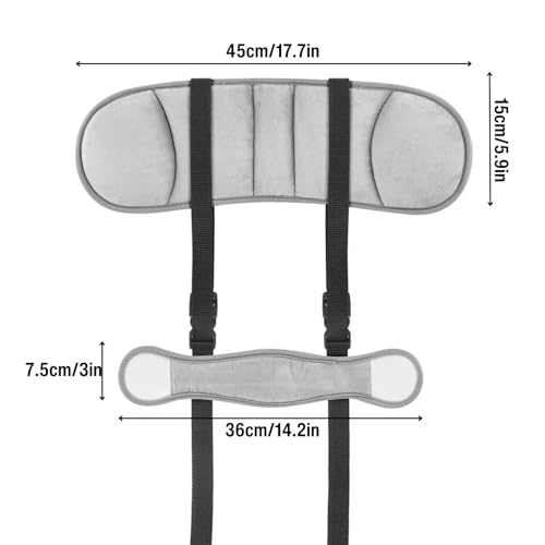 PandaEar Car Seat Toddler Head Support, Adjustable Baby Carseat Head Holder Strap for Car Seat Stroller, Soft Neck Relief Band for Kids Infants Comfortable Travel Sleep