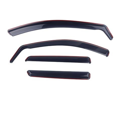 in-Channel Rain Guards 4-Piece Compatible with 2021-2025 Jeep Grand Cherokee L Window Visors Side Window Deflectors Vent Visor Shield Shade - size: 2021-2025 Jeep Grand Cherokee L