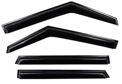 2020-2025 Tape-on Rain Guards for Kia Soul Side Window Deflector Visors EX GT-Line Turbo LX S X-Line Durable Tinted Vent Shade 2021 2022 2023 2024 - size: For Kia Soul 2020-2025