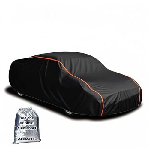 Waterproof Sport Car Cover Super Lightweight Car Covers for Automobiles All Weather UV and Scratch Resistant Zipper Access Snow Car Covers Fit Coupe Under 163" - color: Black(Air Pro), size: Size 1: Coupe 1 (Under 164")