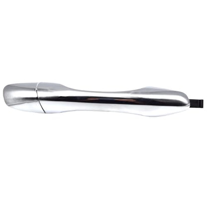 Exterior Door Handle with End Cap Cover - Rear Right Passenger Side Chrome for 2016-2020 Kia Sorento - Replaces 82661-C5010, 83662-C5010 - size: Rear Right