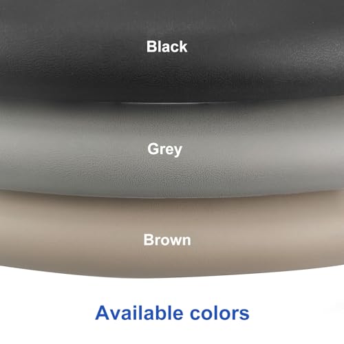 Center Console Cover Cup Holder Armrest Replacement Pad Compatible with Ford F150 2004-2014 Brown(Hard Plastic NOT Padded) - color: Brown, size: <2004-2014>