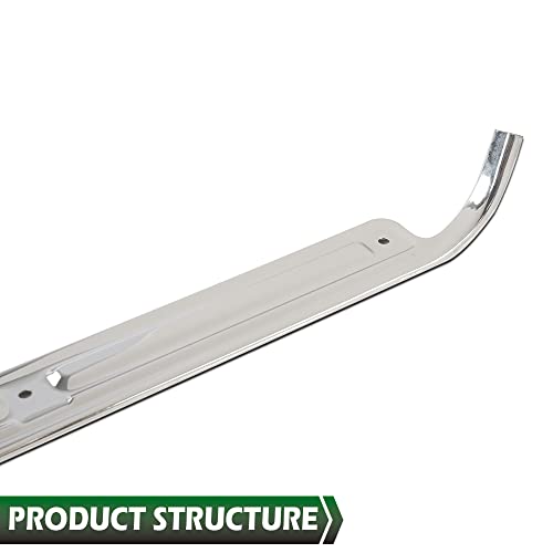 GRAND ORANGE Door Sill Plates w/Hardware Pair Compatible with GMC Chevy C10 C20 C30 K10 K20 K30 Truck 1967 1968 1969 1970 1971 1972, 28864, Chrome Door Sill Plates Guards Accessories - size: Fit Chevy GMC C10 C20 1967-1972