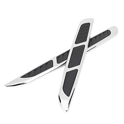 Hood Side Trim, 2pcs Car Exterior Hood Side Door Air Vent Cover Intake Grille Decorative Trim Sticker