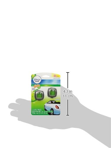 Febreze Car Air Fresheners, Gain Original Scent, Odor Fighter for Strong Odors Car Vent Clips (2 Count) - size: 1 Count (Pack of 2)
