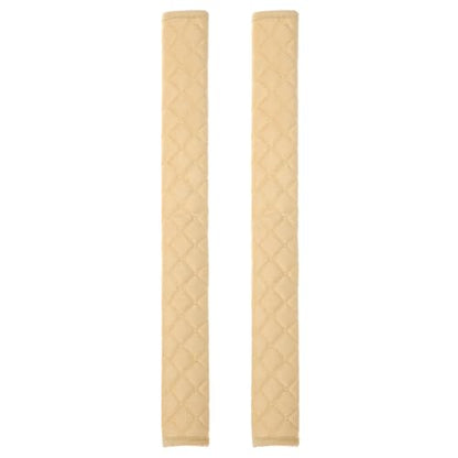 HARFINGTON 2pcs Shoulder Strap Cushions 19.7 Inch Car Seat Belt Pads Cover Auto Seatbelt Strap Shoulder Pad Automotive Seat Belt Cushion Pad for Auto SUV Truck, Beige - color: Beige, size: 19.7 Inch